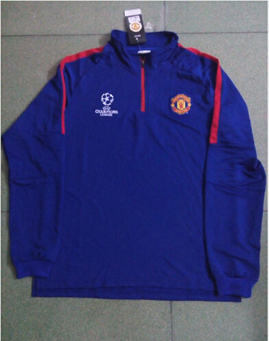 Manchester United 15/16 training Suit Champions League Blue